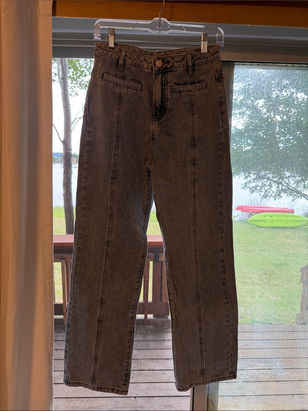 Women’s High-Rise Straight Jeans - light denim